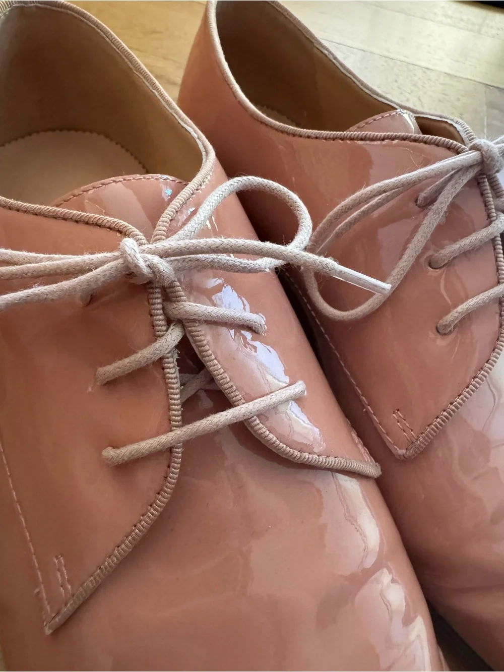 Chic J Crew Patent Leather Oxfords